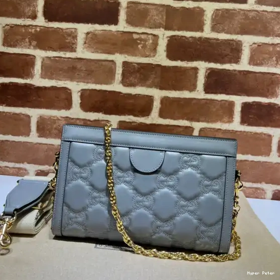Hyperpeter GUCCI matelassé GG bag shoulder leather 0704